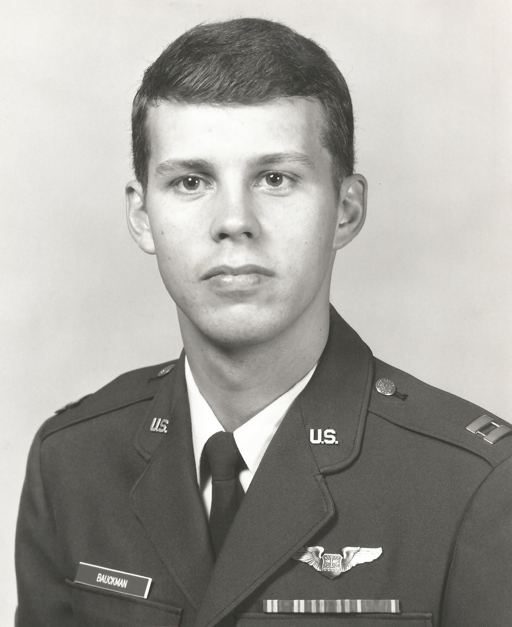 Tom Bauckman in uniform