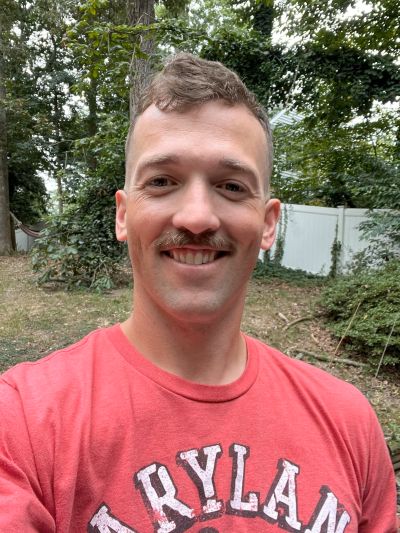 man in Maryland shirt