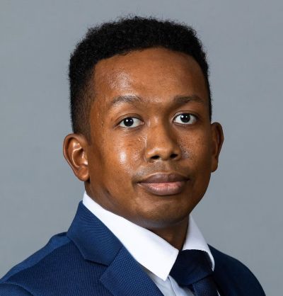 headshot of a young man
