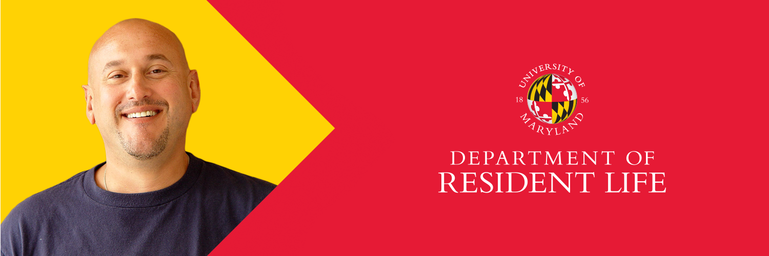 Joe Mitchell with Resident Life logo