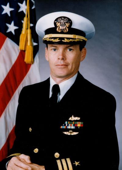 Mark in navy uniform 