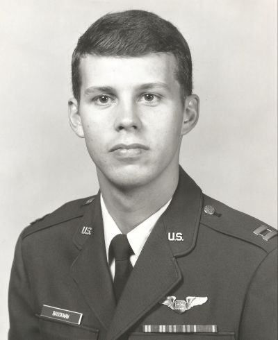 Thomas in air force uniform