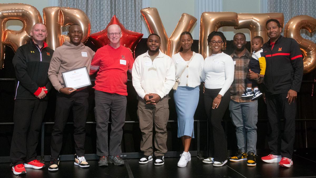 PKTBO scholarship recipient at 2024 Vets Reception 