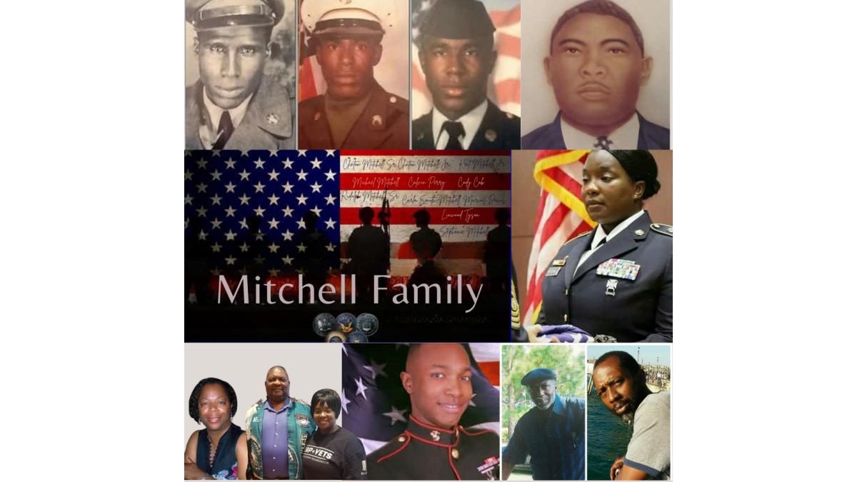 Collage of Mitchell Family 