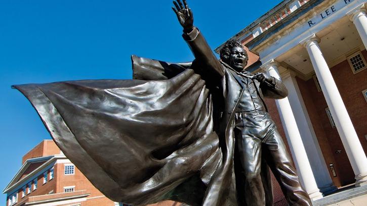 Statue of Frederick Douglass.