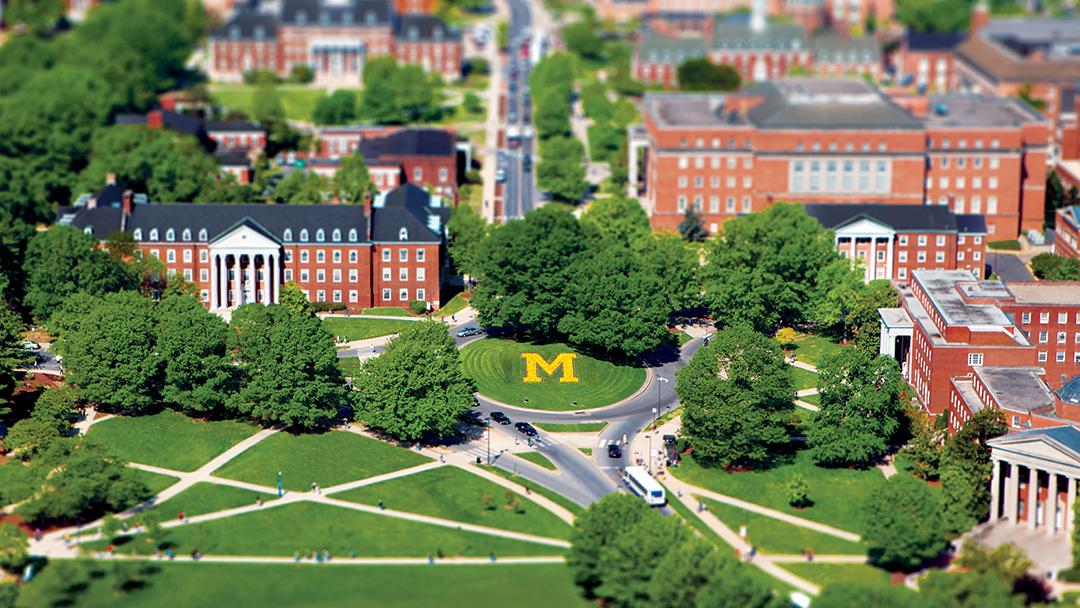 A Picture of the UMD Campus. 