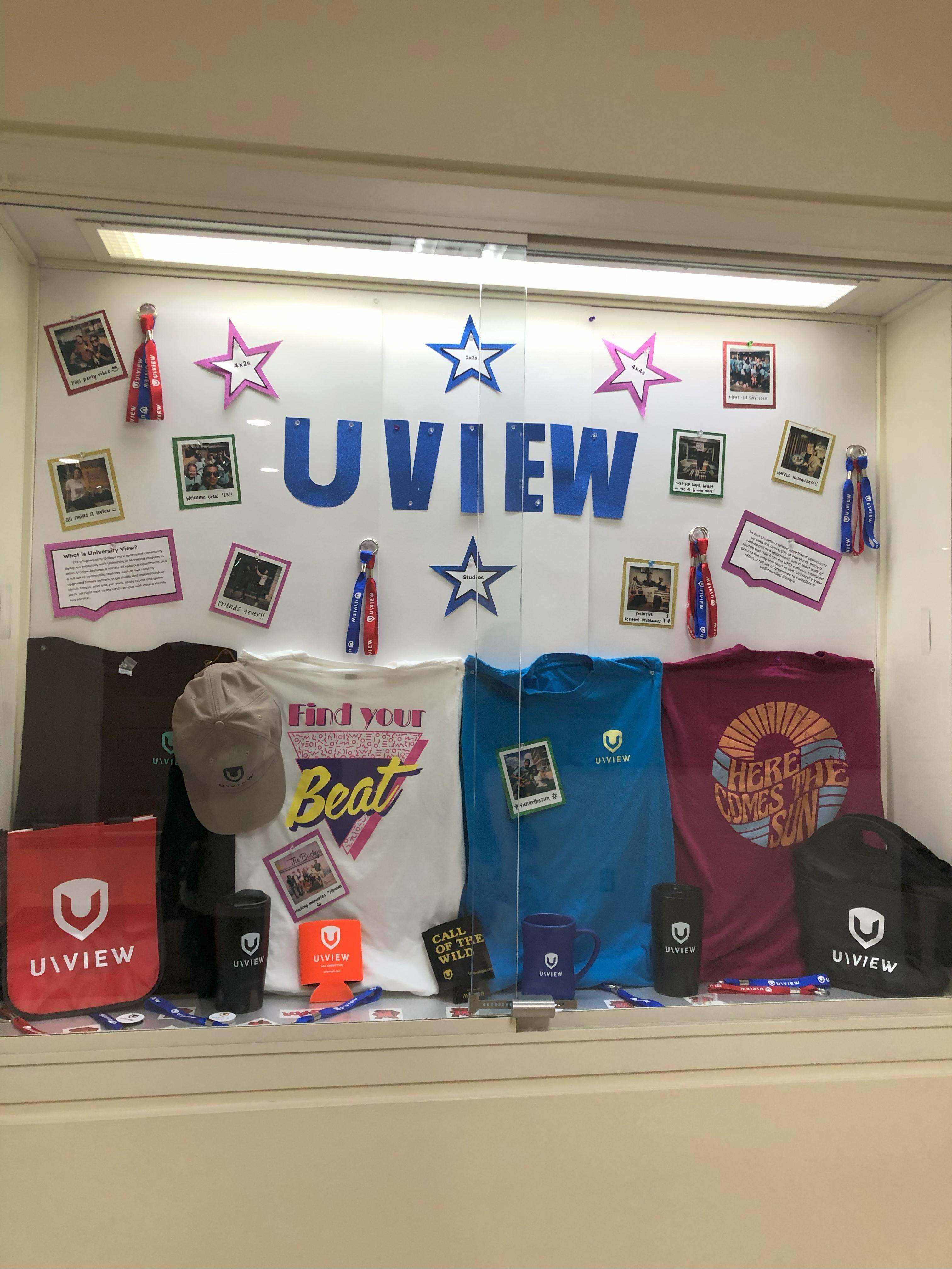 uVIEW DISPLAY CASE